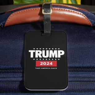 Etiqueta Para Maletas Donald Trump 2024 Recuperar América Elección