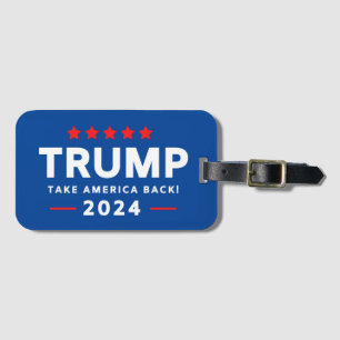 Etiqueta Para Maletas Donald Trump 2024 recuperó a Estados Unidos