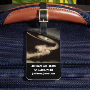 Etiqueta Para Maletas Dos Exoplanetas Gigantes De Gas Orbando A Una Estr