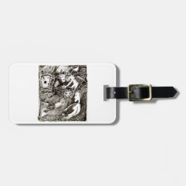 Etiqueta Para Maletas Dos mundos