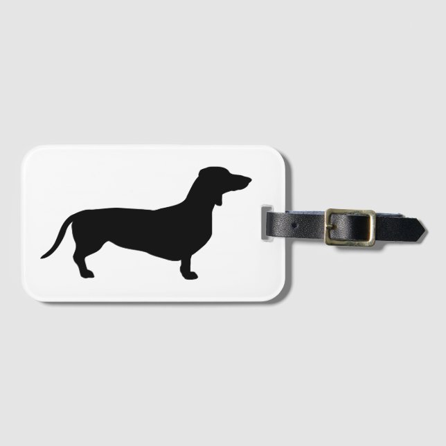 Etiqueta Para Maletas Doxie (Anverso horizontal)