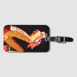 Etiqueta Para Maletas Dragón