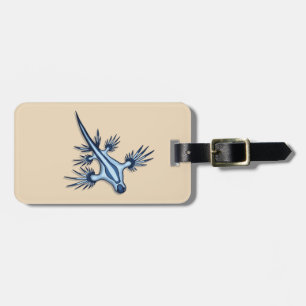 Etiqueta Para Maletas Dragón azul Nudibranch