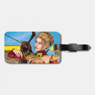 Etiqueta Para Maletas Dragon Lady