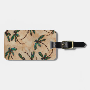 Etiqueta Para Maletas Dragonflies Rusam Cream