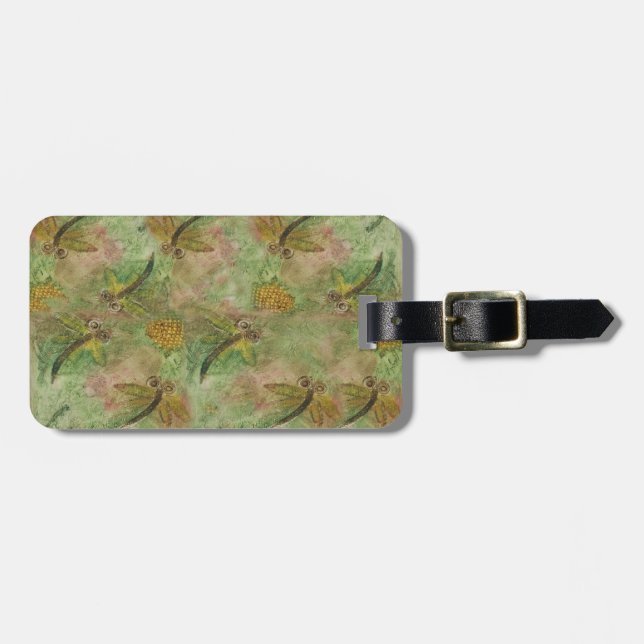 Etiqueta Para Maletas Dragonfly Cotton Candy (Frente Horizontal)