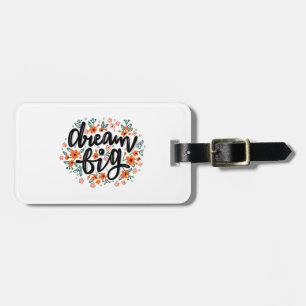 Etiqueta Para Maletas Dream Big Smile Everyday