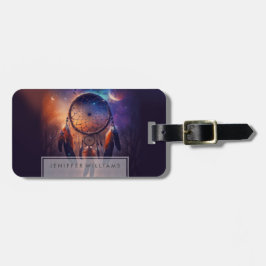 Etiqueta Para Maletas Dreamcatcher en el bosque