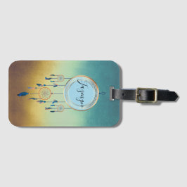 Etiqueta Para Maletas Dreamcatcher personalizado de Moda mística