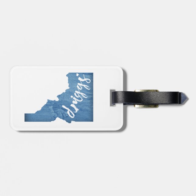 Etiqueta Para Maletas Driggs Idaho Wood Grain (Atrás Horizontal)