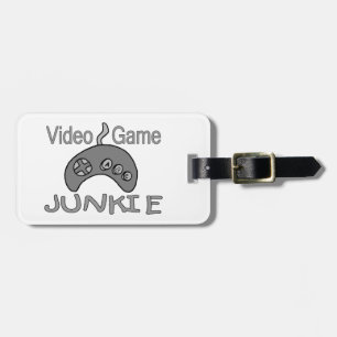 Etiqueta Para Maletas Drogadicto del videojuego