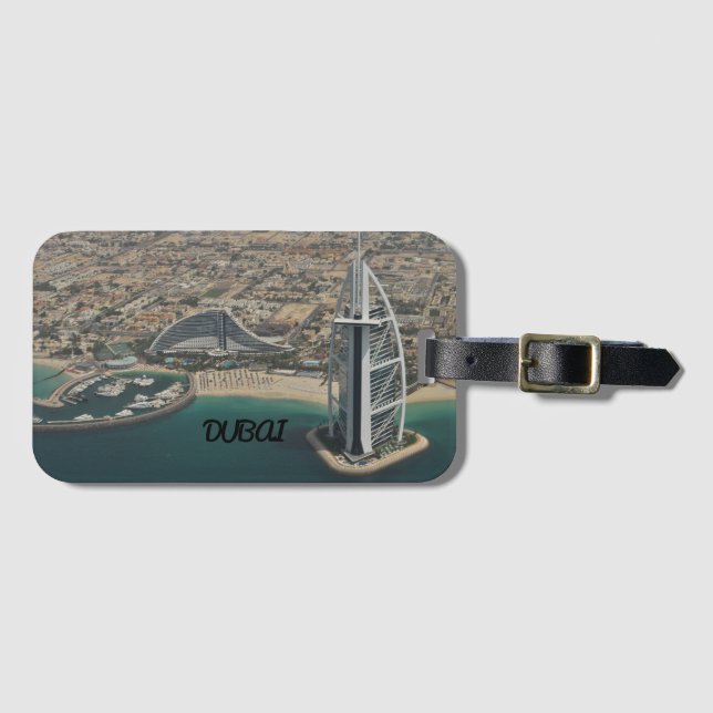 Etiqueta Para Maletas Dubai (Anverso horizontal)
