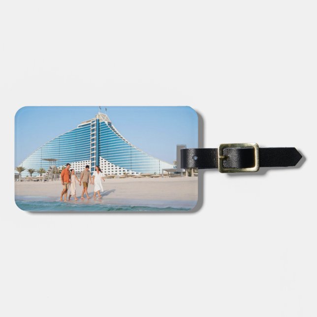 Etiqueta Para Maletas Dubai Jumeirah (Frente Horizontal)