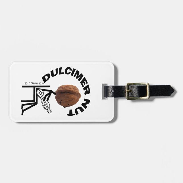 Etiqueta Para Maletas Dulcimer Nut (Frente Horizontal)