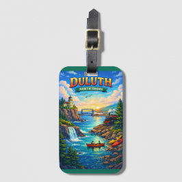 Etiqueta Para Maletas Duluth North Shore Minnesota Souvenir Luggage Tag