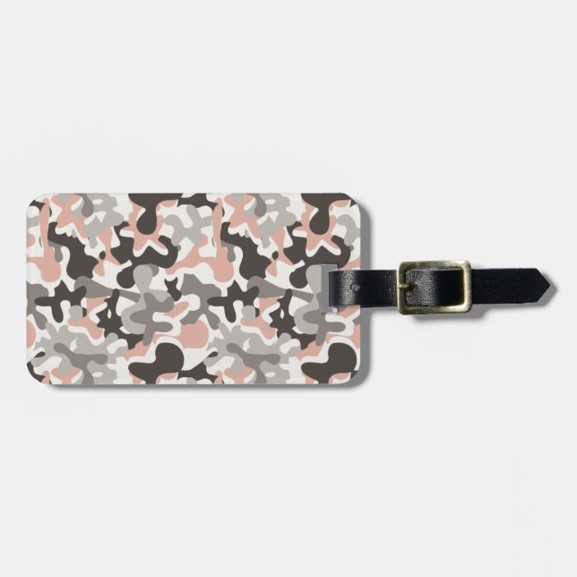Etiqueta Para Maletas Dusty Signature Camo (Frente Horizontal)