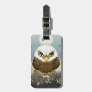 Etiqueta Para Maletas Eagle calvo lindo