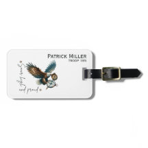 Eagle Rank Luggage Tag | Personalized
