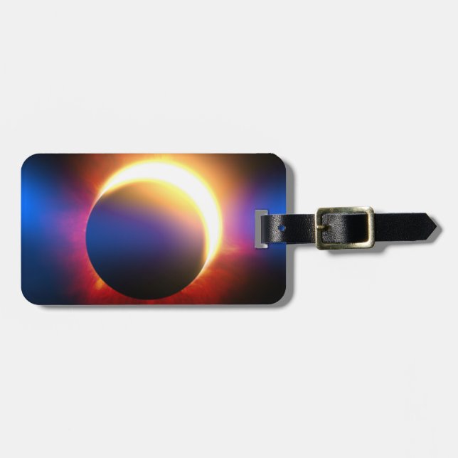 Etiqueta Para Maletas Eclipse solar (Frente Horizontal)