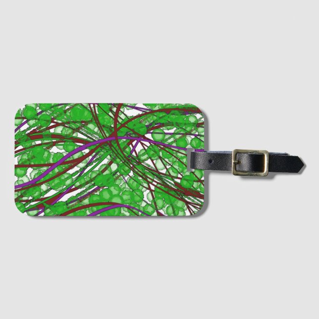 Etiqueta Para Maletas Edad del Geek (Anverso horizontal)