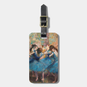 Etiqueta Para Maletas Edgar Degas - Bailarinas en azul