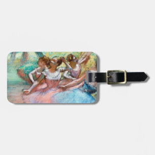 Etiqueta Para Maletas Edgar Degas - Cuatro bailarinas en el escenario