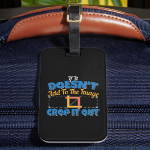 Etiqueta Para Maletas Edición de imágenes fotográficas - Recortar cita