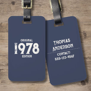 Etiqueta Para Maletas Edición Original De 1978