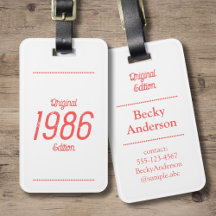 Edición Original De 1986