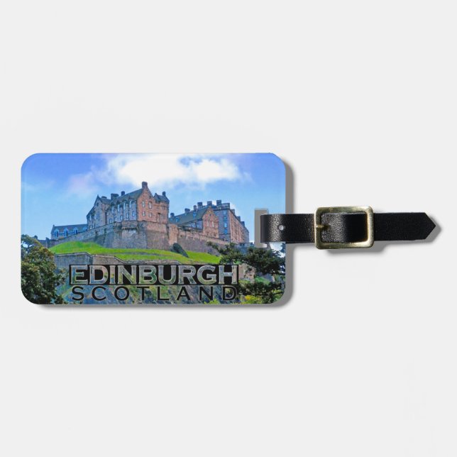 Etiqueta Para Maletas Edimburgo (Frente Horizontal)