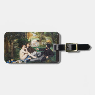 Etiqueta Para Maletas Edouard Manet - Almuerzo en el césped