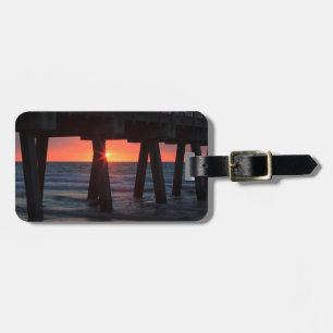 Etiqueta Para Maletas EE. UU., Georgia, Isla Tybee, Muelle Tybee