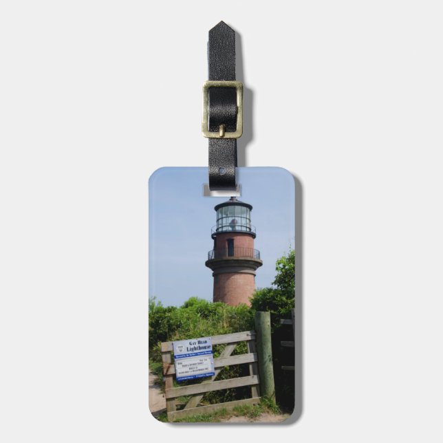 Etiqueta Para Maletas EE. UU., Massachusetts, Martha's Vineyard, Aquinna (Frente Vertical)