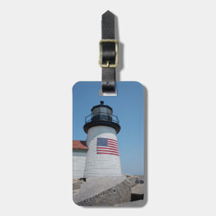 Etiqueta Para Maletas EE.UU., Massachusetts, Nantucket. Punto Brant