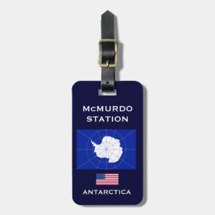 Etiqueta Para Maletas EE.UU. - McMurdo Antartic Station Lumaleta Etiquet