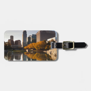 Etiqueta Para Maletas EE.UU., Nebraska, Omaha, Gene Leahy Mall, Skyline
