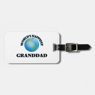 Etiqueta Para Maletas El abuelo más feliz del mundo