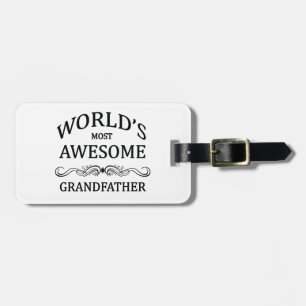 Etiqueta Para Maletas El abuelo más impresionante del mundo