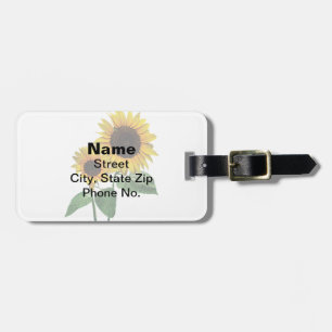 Etiqueta Para Maletas El amor de una mamá girasol