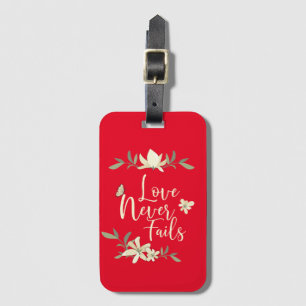 Etiqueta Para Maletas El amor nunca falla el convenio del International