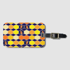 Etiqueta Para Maletas El arte dibujado a mano de pez globo