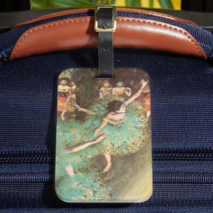 Etiqueta Para Maletas El bailarín verde de Edgar Degas, ballet vintage