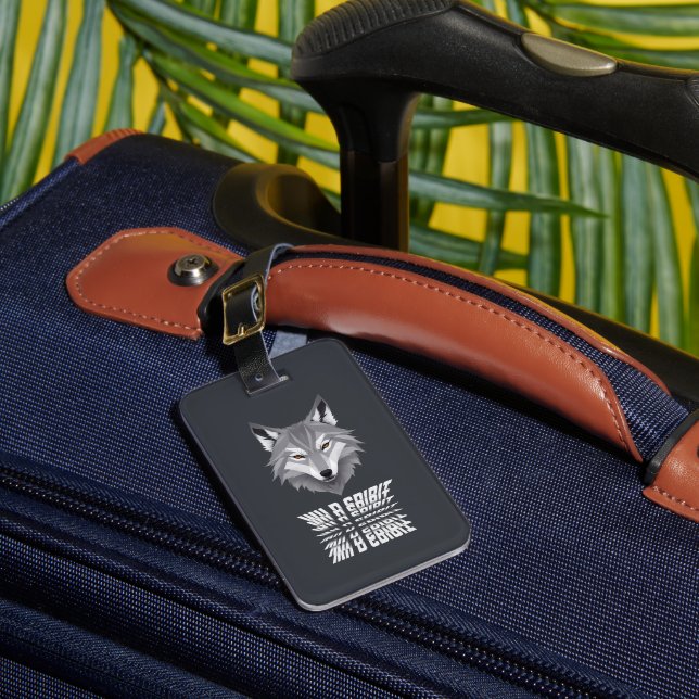 Etiqueta Para Maletas El baile de la libélula (Anverso In situ 1)