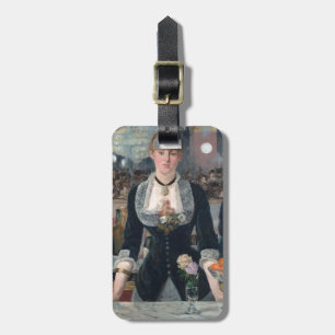 Etiqueta Para Maletas El bar A del Edouard Manet en el Folies-Bergère