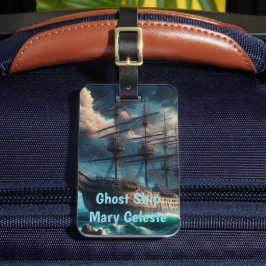 Etiqueta Para Maletas El barco fantasma Mary Celeste atormentando el mis