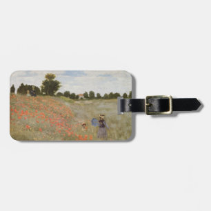 Etiqueta Para Maletas El campo de la amapola de Monet