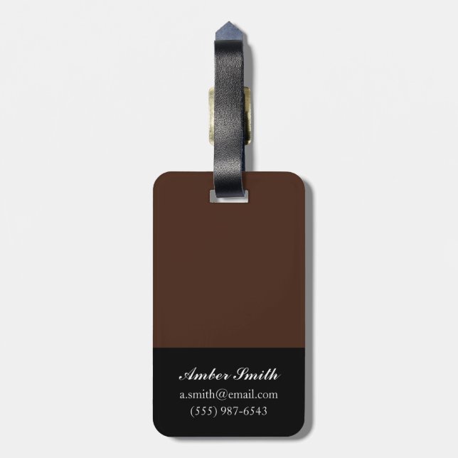 Etiqueta Para Maletas El cerdo 2009 (Atrás Vertical)