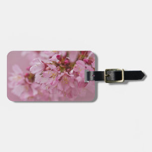 Etiqueta Para Maletas El cerezo sakura florece con reflexiones rosa páli