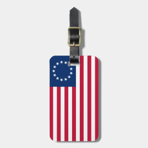 Etiqueta Para Maletas El Círculo de Estrellas, Bandera de Estados Unidos