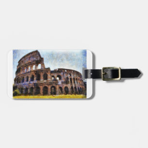 Etiqueta Para Maletas El Colosseum, Roma, Italia